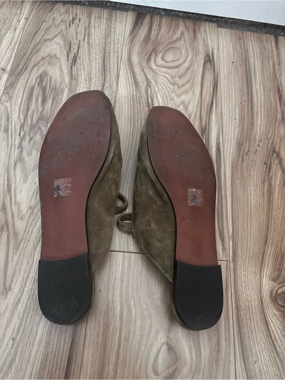 Madewell Olive Suede Mules - Picture 3 of 4